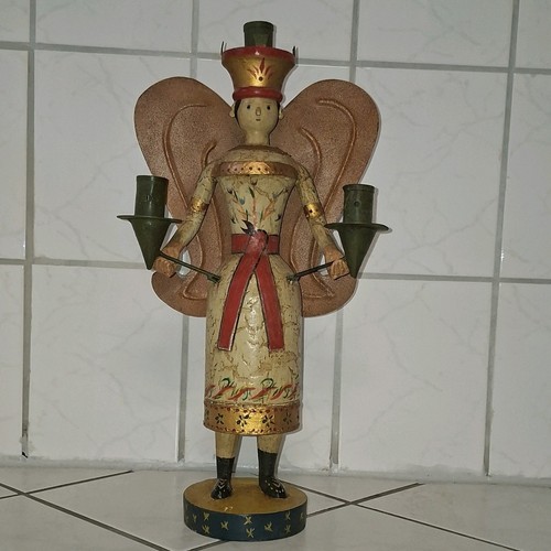 Erzgebirge engel holzfigur - engel,