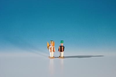 Miniatur engel und bergmann - engel,