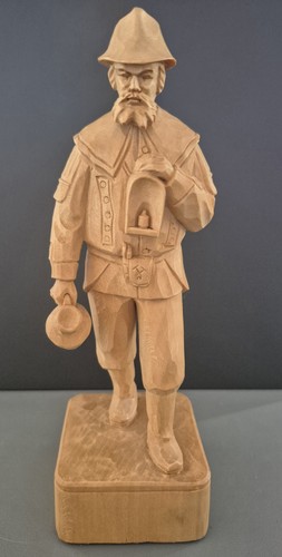 Bergmann figur geschnitzt - figur,