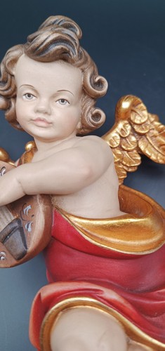 Holz putto engel holzfigur - ,