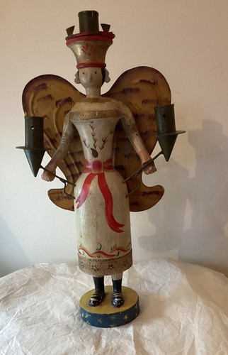 Lichterengel mit blechflügel - mit,
