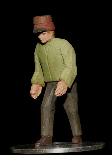 Geschnitzte figur für - geschnitzte,