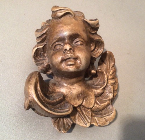 Putto engel kopf geschnitzter - engel,
