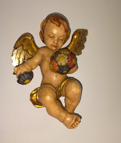 Putto engelsfigur engel - engelsfigur, &